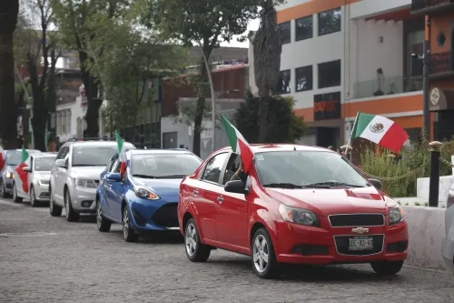 Protesta FRENAA en la Avenida Juárez