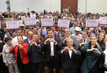 Gobierno de Puebla fortalece juntas auxiliares con obra comunitaria y pavimentación