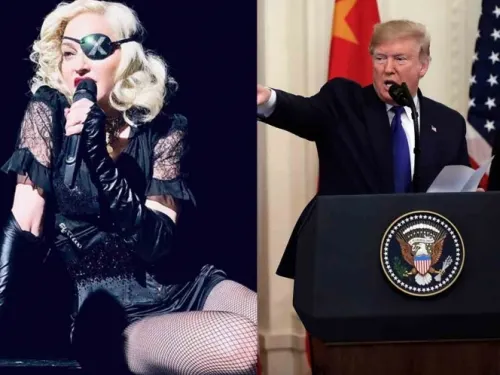 Madonna acusa a Trump de inventarse una guerra con Irán