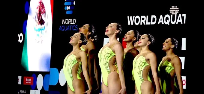 Oro para México en natación artística