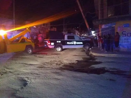 Chocan dos patrullas de la SSPTM; hay 10 heridos