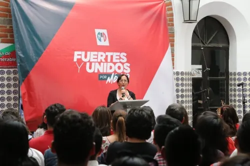 Celebra el PRI 91 años en sede histórica de puebla