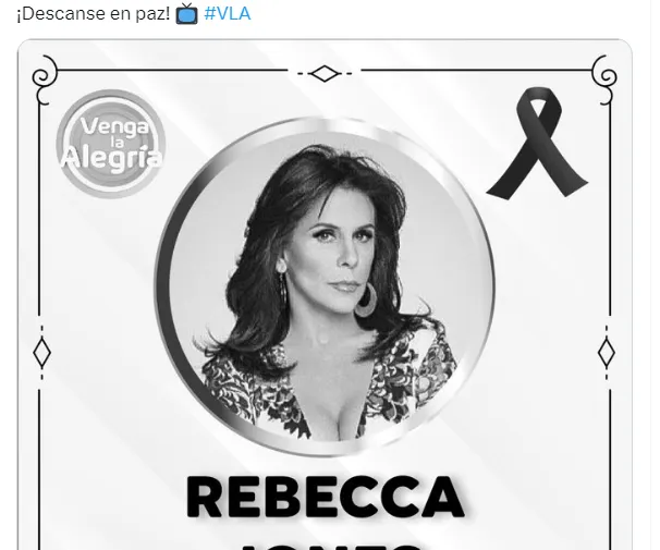 Reacciones muerte Rebeca Jones