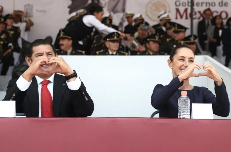 Sheinbaum y Armenta, unidos por Puebla