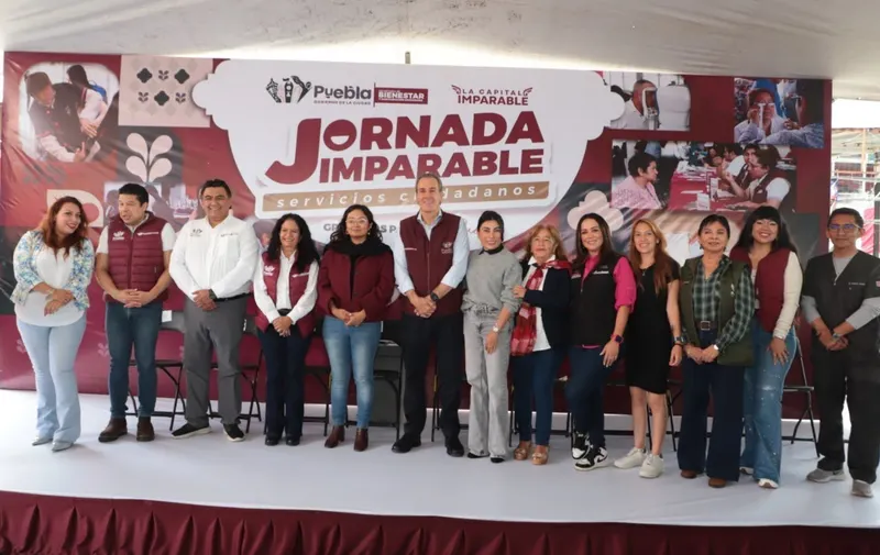 Realiza Ayuntamiento de Puebla Jornada Imparable para combatir el rezago social