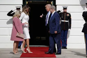 Trump recibe a Benjamin Netanyahu en la Casa Blanca