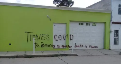 Una enfermera de Durango es amenazada de muerte con pinta: “Tienes COVID. Te vamos a quemar”