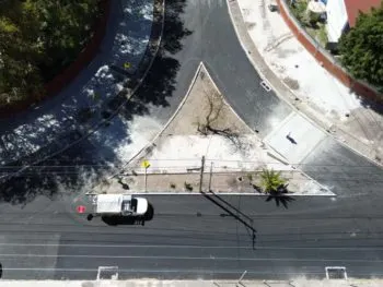 Supervisa Ayuntamiento de Puebla rehabilitación vial en la colonia Fovissste San Roque