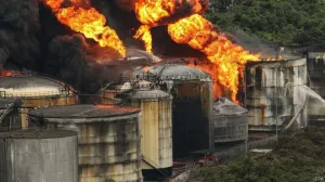 Incendio en tanques de combustible en Brasil cumple 4 días