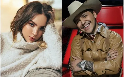 Belinda se tatúa las iniciales de Christian Nodal en una parte especial de su cuerpo