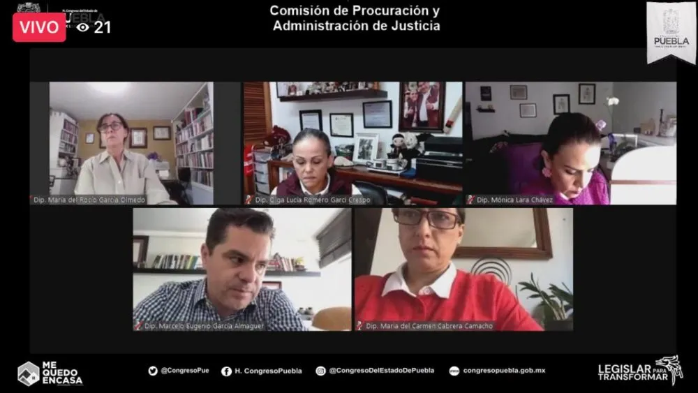 En Comisión aprueban expedición de la nueva Ley del Notariado para el Estado de Puebla