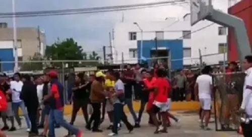 Realizan torneo de fútbol en Rivera Anaya; termina en pelea campal