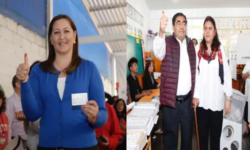 Cerrada la candidatura a la gubernatura de Puebla; MEA y Barbosa se declaran ganadores