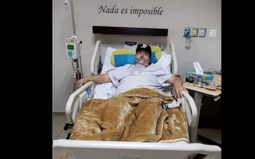 Julio Preciado va al hospital por isquemia cerebral