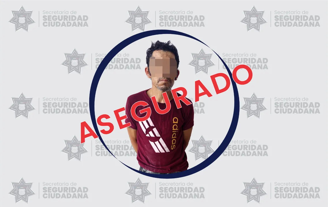 Presunto asaltante de tiendas de conveniencia