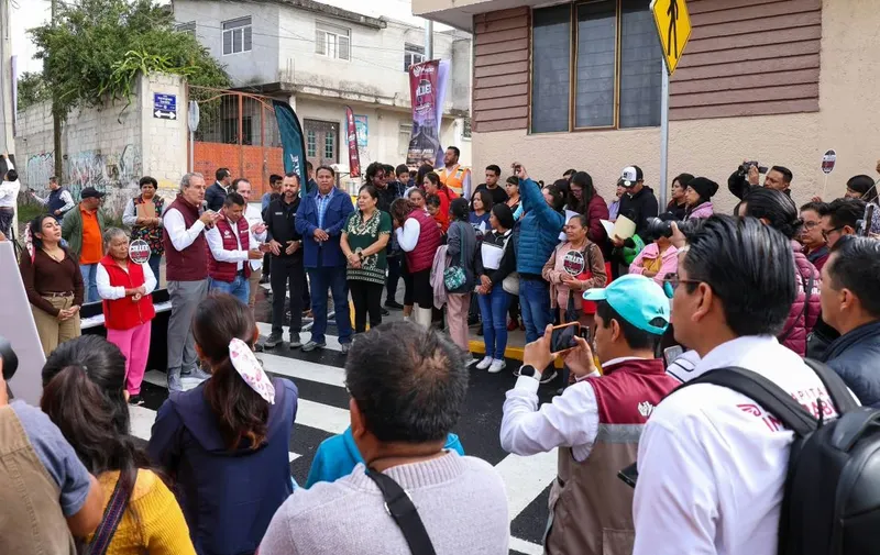 Entrega Pepe Chedraui calles pavimentadas en Santo Tomás Chautla; obra beneficia a 2 mil 900 habitantes