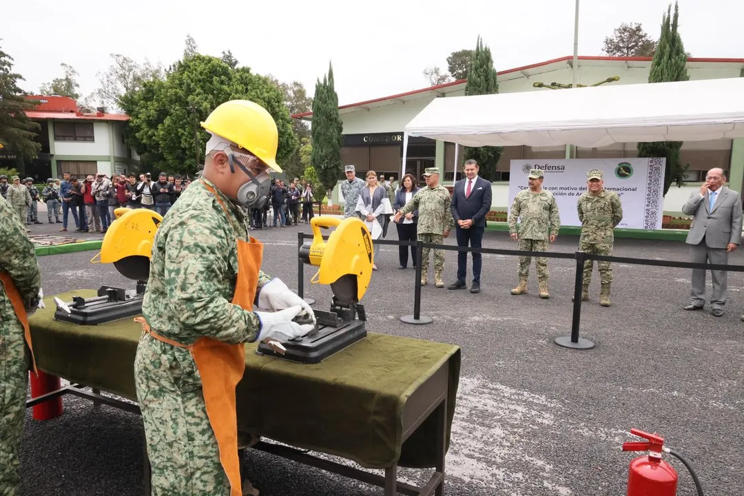 Destruccion Armas Ejercito Pue