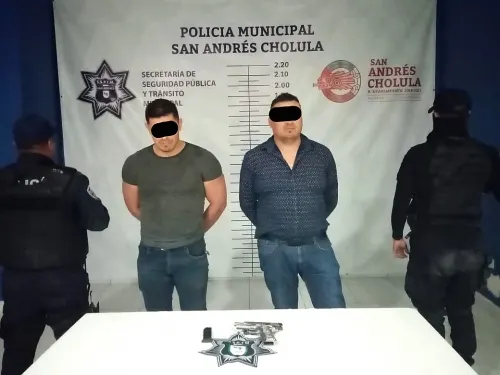 Elementos de SSPTM de San Andrés Cholula impiden intento de robo