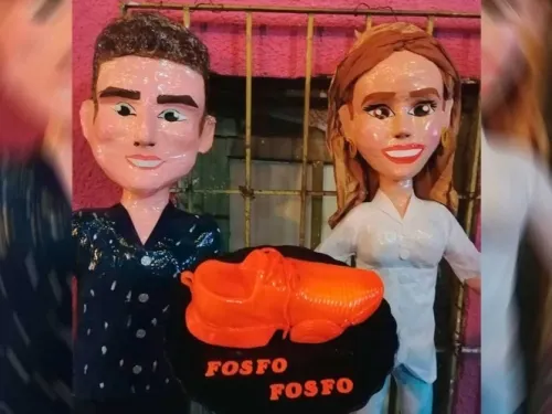 Hasta en piñata Samuel García presume sus “fosfo, fosfo”