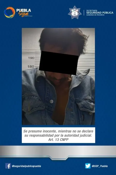 Policía Estatal aseguró a asaltante de transporte público