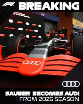 Audi y Sauber anunciaron alianza en F1 que comienza a partir de 2026