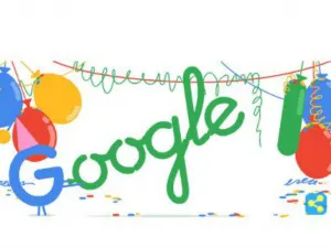 Google celebra sus 18 años con doodle festivo
