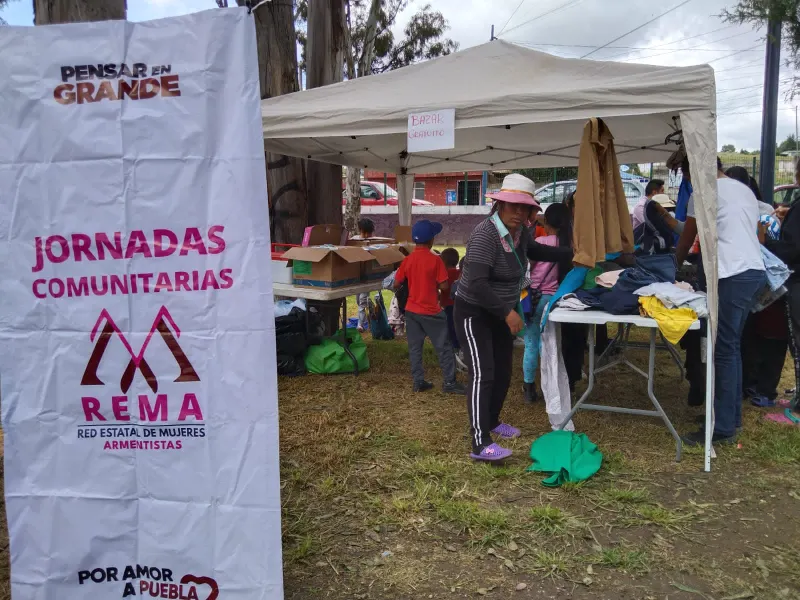 Alejandro Armenta impulsa jornadas comunitarias en Amozoc, acercando servicios esenciales a más de 500 poblanos