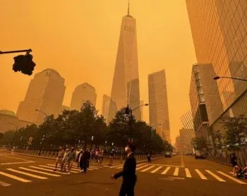 Bruma tóxica de incendios en Canadá llega a Washington y Nueva York