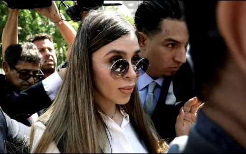 La despedida del “Chapo” de su esposa, Emma Coronel
