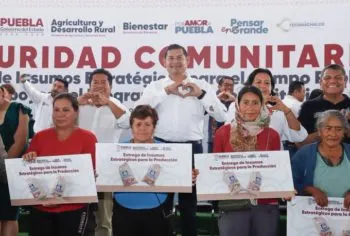 Armenta entrega más de 20 mdp y mil 795 apoyos al campo en Tecamachalco