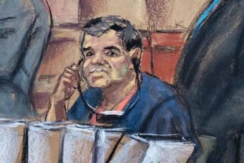 Juez rechaza petición de “El Chapo” para abrazar a Emma Coronel antes del juicio