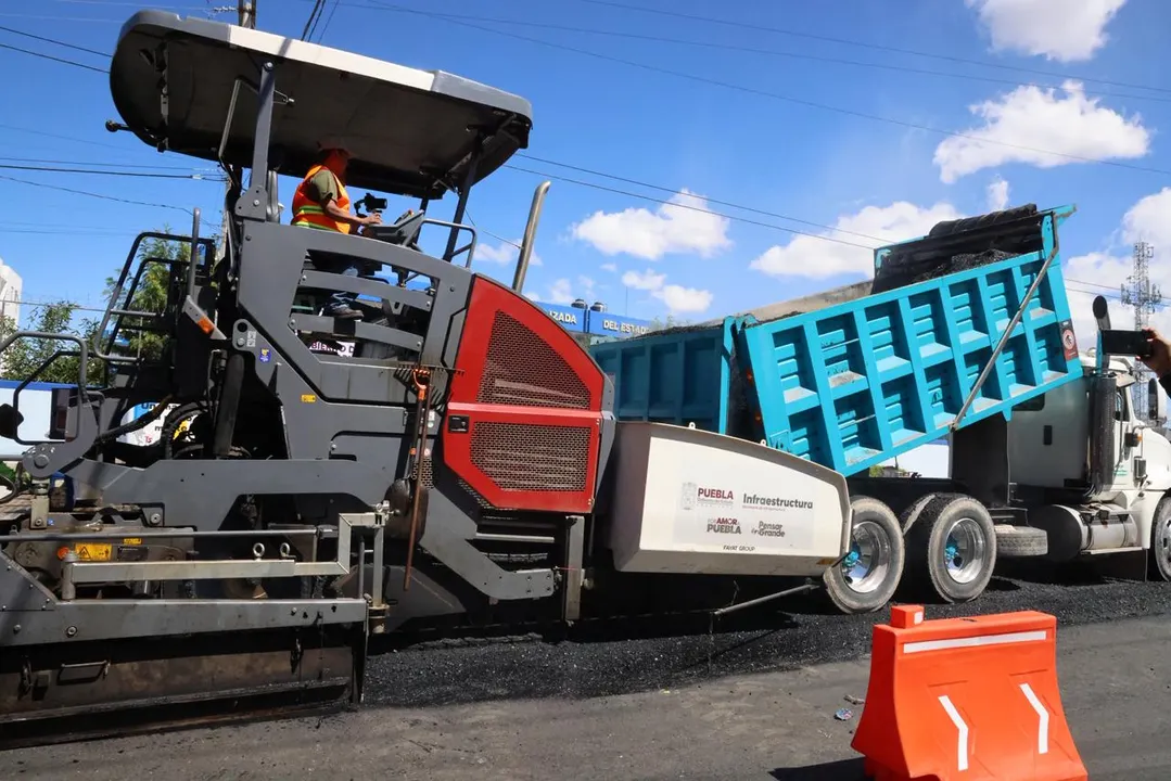 Trabajo de pavimentación