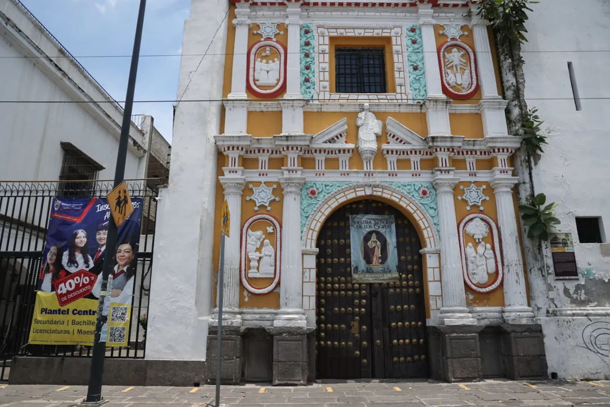 Roban 12 cuadros de arte sacro del Templo de los Gozos de María en el Centro Histórico de Puebla