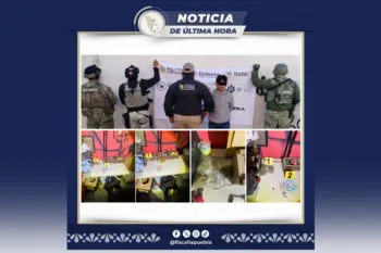 Cateo en Huejotzingo: Fiscalía detiene a un hombre con presunta marihuana en el fraccionamiento Valle de San Miguel