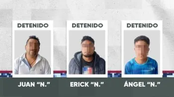 Detiene SSC de Puebla a tres hombres por su presunta participación en el delito de robo a comercio