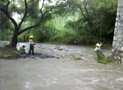 PCM rescató a una persona en el Río Atila