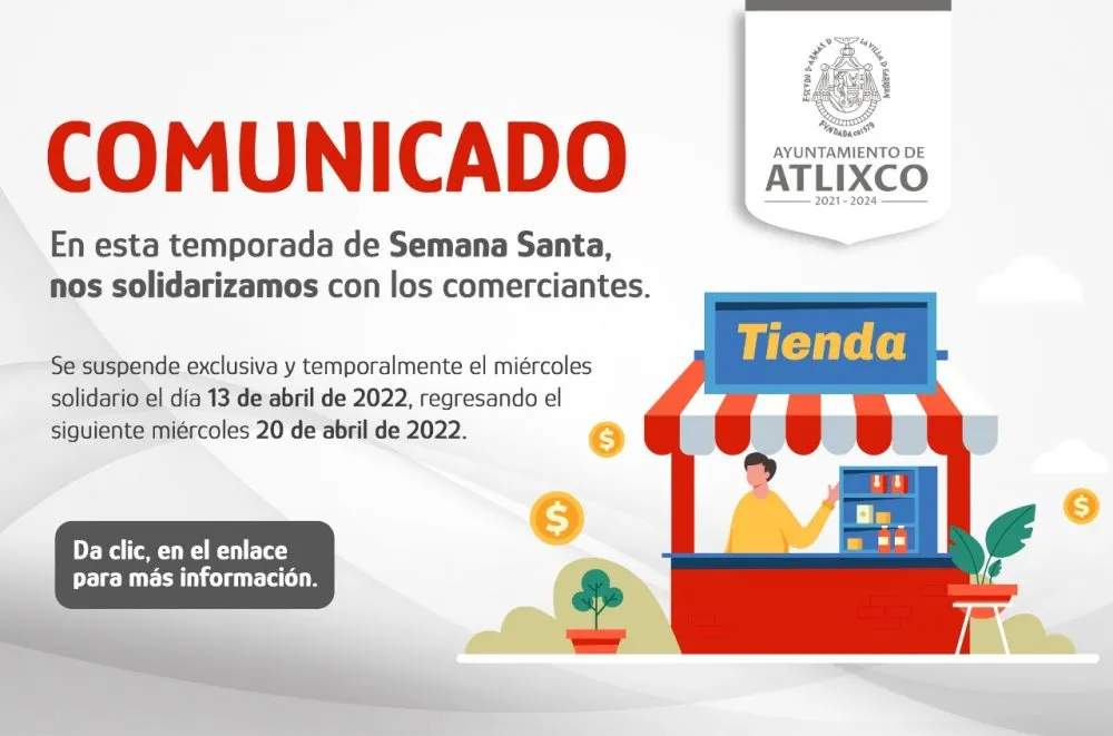 Miércoles solidario Atlixco