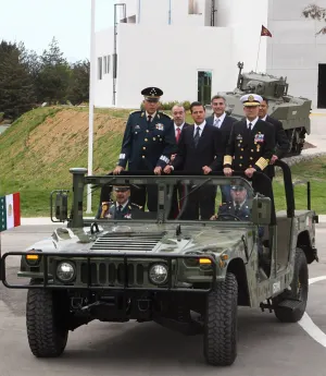 El presidente Peña Nieto y el gobernador Tony Gali conmemoran el Día del Ejército Mexicano