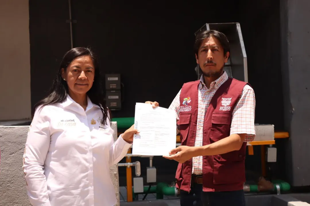 Ariadna Ayala inaugura primera estación de aguas residuales en el Rastro Municipal de Atlixco