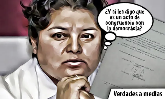 Karina Pérez Popoca: medias verdades
