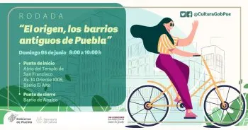 Invita Cultura a rodada “El origen, los Barrios antiguos de Puebla”