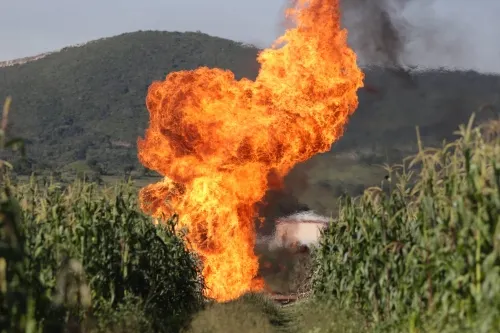 Mantienen trabajos para sellar fuga de Gas: Protección Civil Estatal
