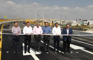 Ruiz Esparza y RMV inauguran distribuidor vial en el periférico ecológico