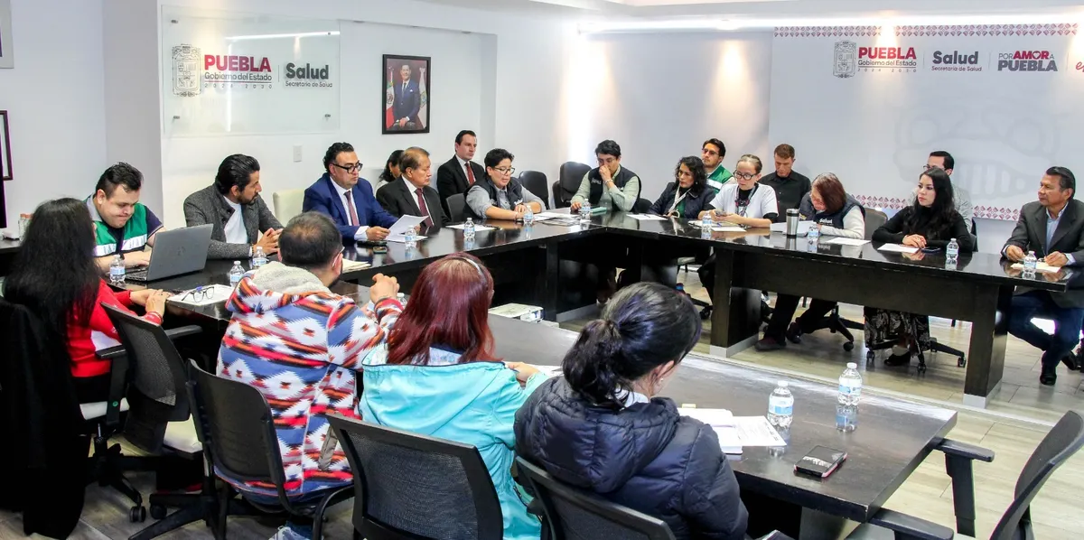 Instalan el Equipo de Respuesta Rápida del Sarampión en Puebla