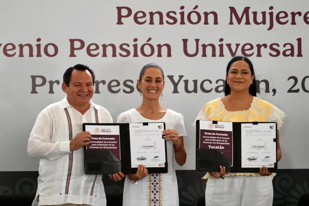 Sheinbaum Pension Personas Discapacidad Yucatan