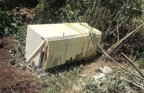 Dentro de un refrigerador hallan cadáver decapitado en Tecamachalco