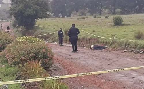 Hallan muerto en calles de San Jacinto, en Amozoc