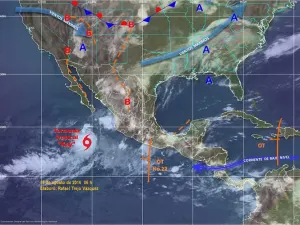 Tormenta Kay se debilitará este fin de semana a depresión tropical