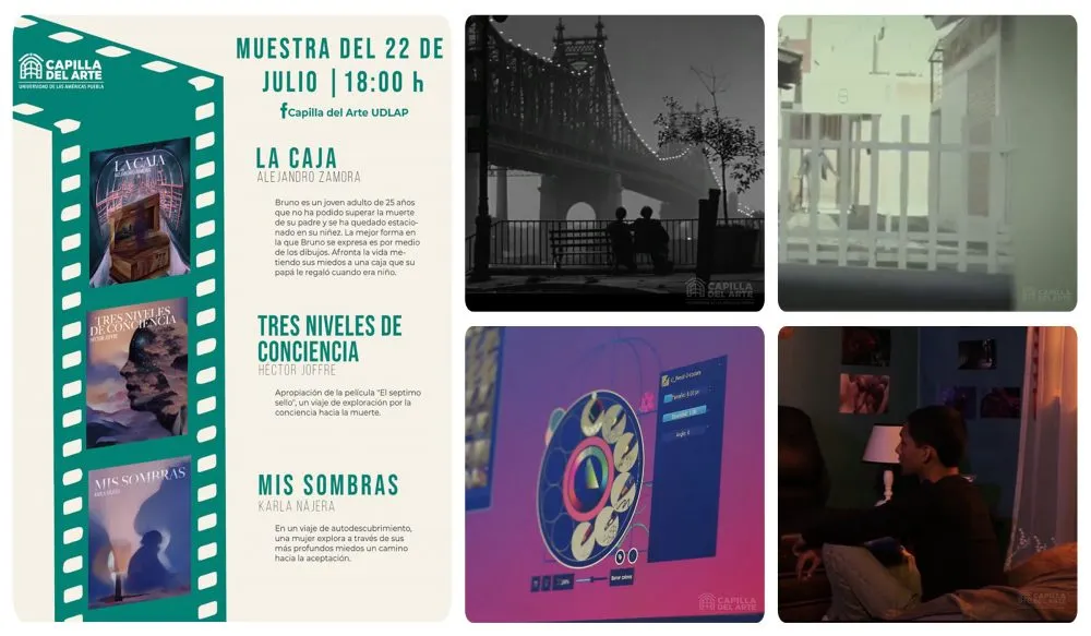 Capilla del Arte UDLAP presenta la cuarta edición de Close up! Muestra de Cortometrajes Universitarios Puebla