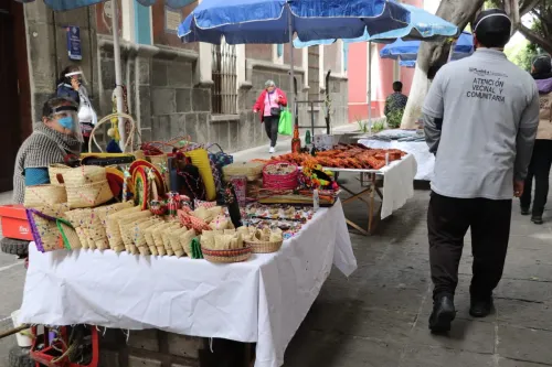 Ayuntamiento de Puebla reactivó este fin de semana mercados temporales en 30% 